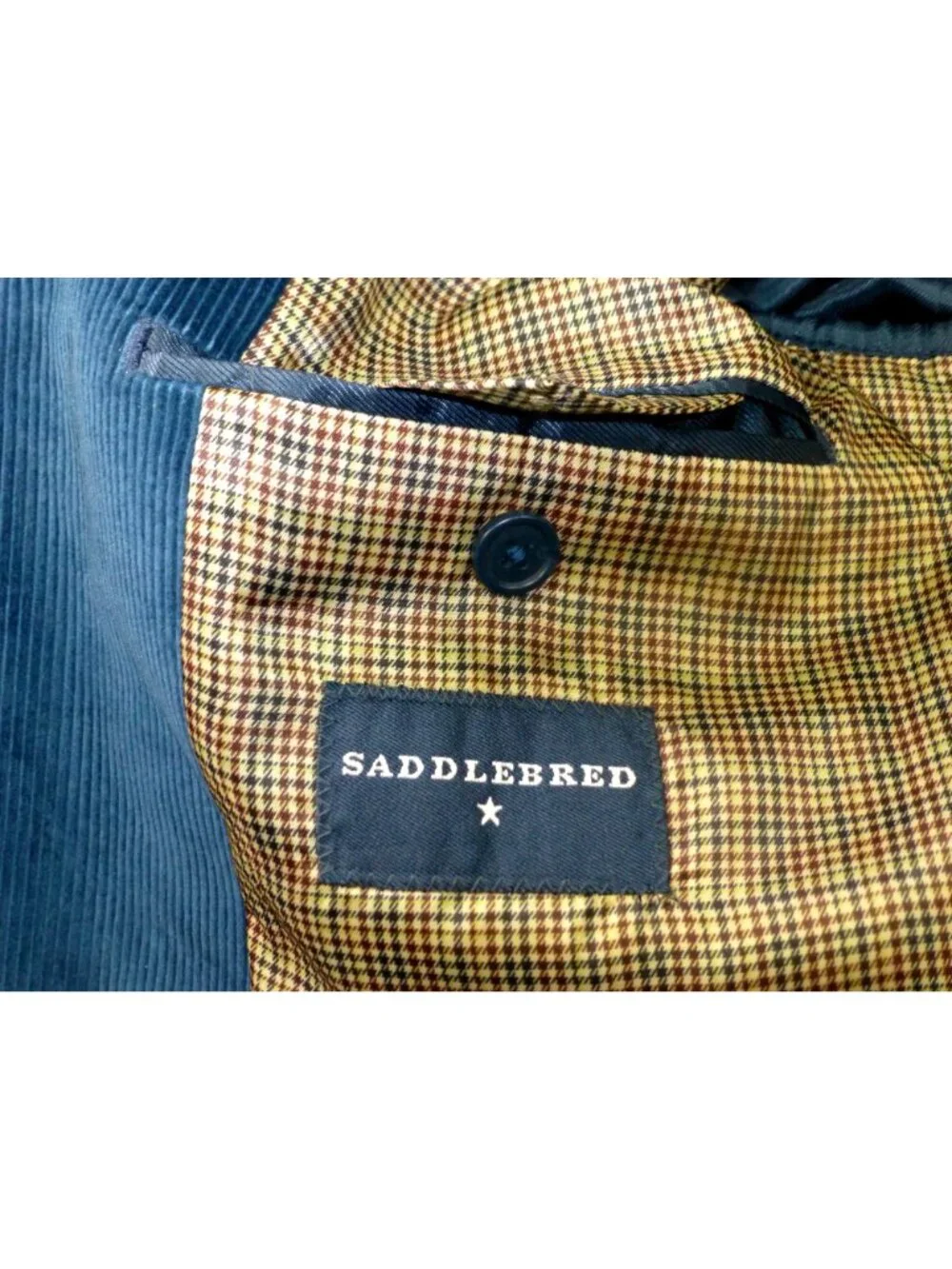Saddlebred tailored corduroy